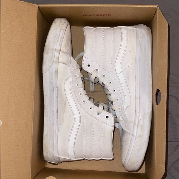 white vans (high top) - Picture 1 of 2